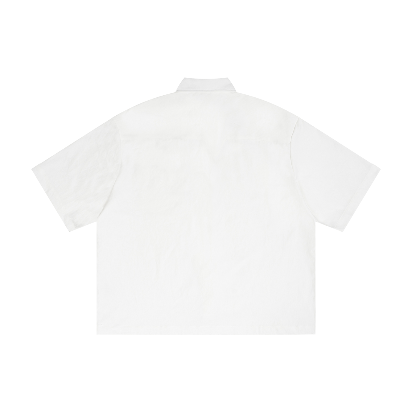 Unisex Boxy Heavyweight Short Sleeve Shirt Gold Logo