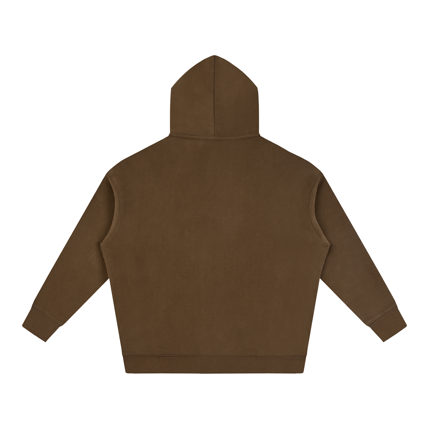 Oversize Fleeced Hoodie Red Logo