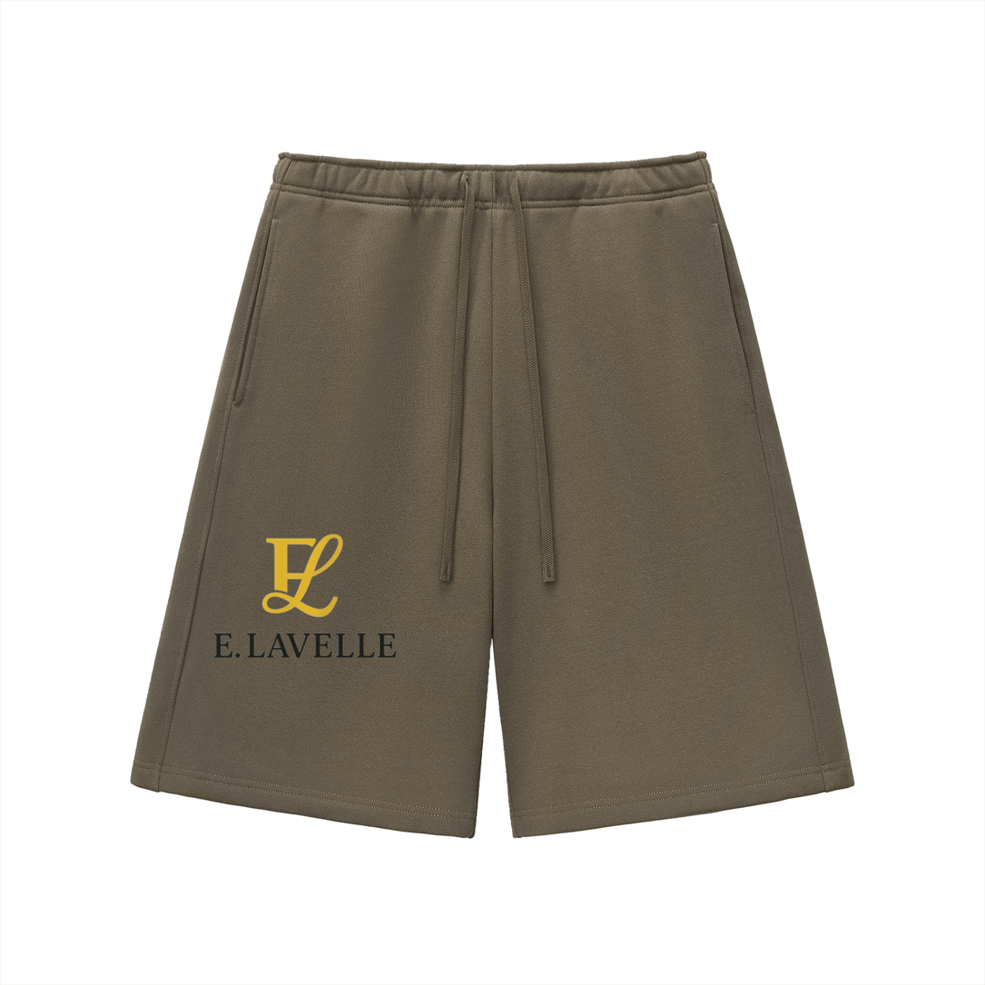 Essential Heavyweight Fleece Shorts Gold Logo