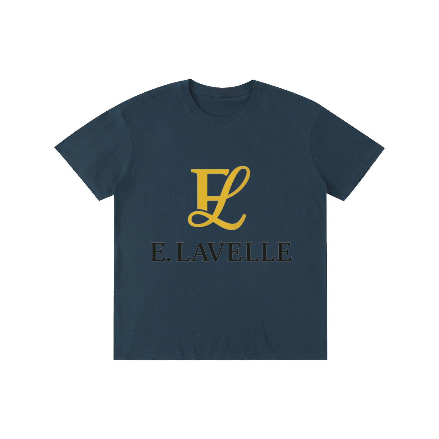 Pure Cotton Unisex T-Shirt Gold Logo