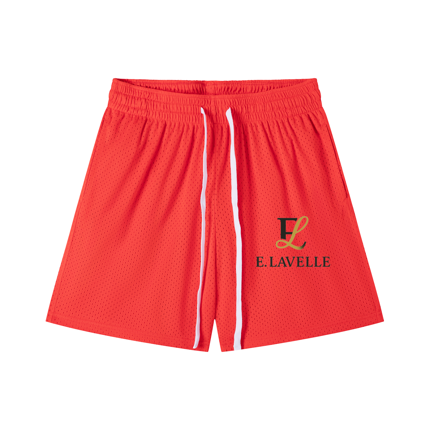 Mesh Drawstring Shorts