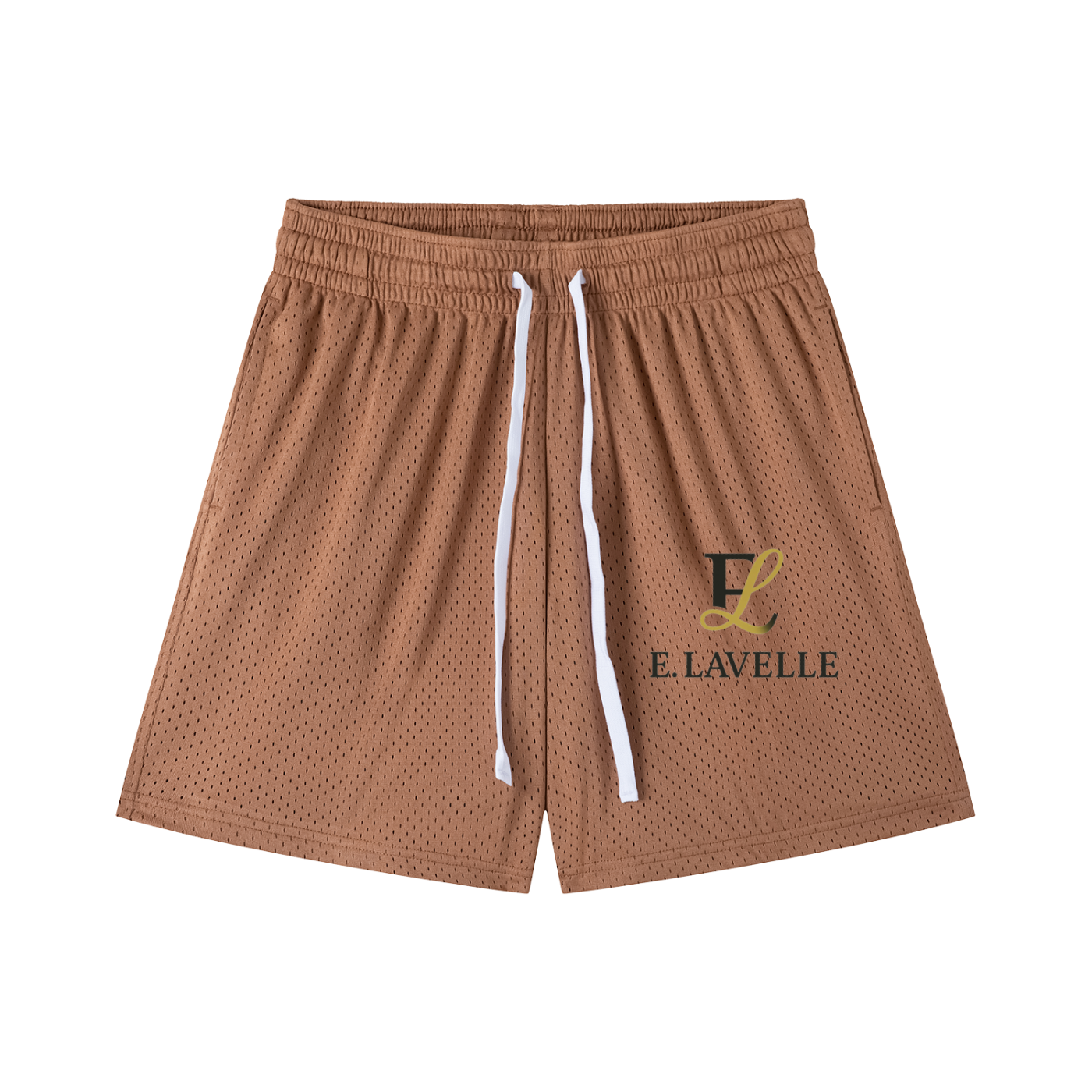 Mesh Drawstring Shorts