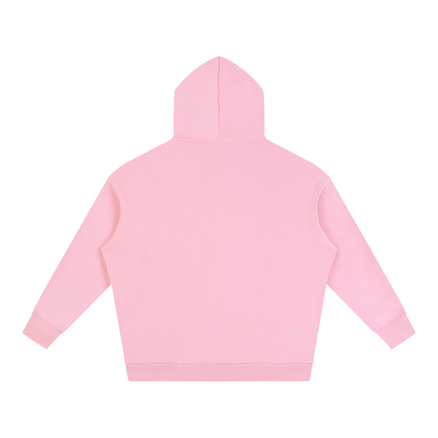 Oversize Fleeced Hoodie Red Logo