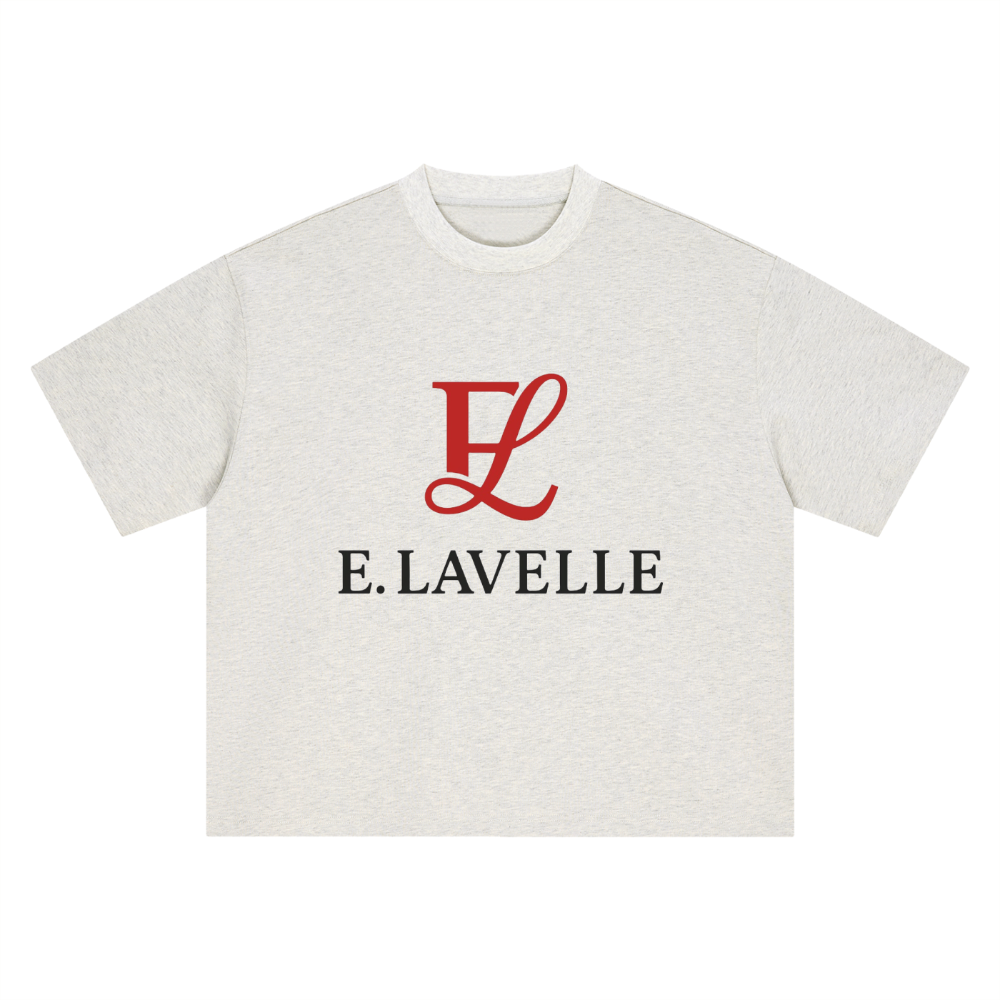 Boxy Oversized T-Shirt Red Logo