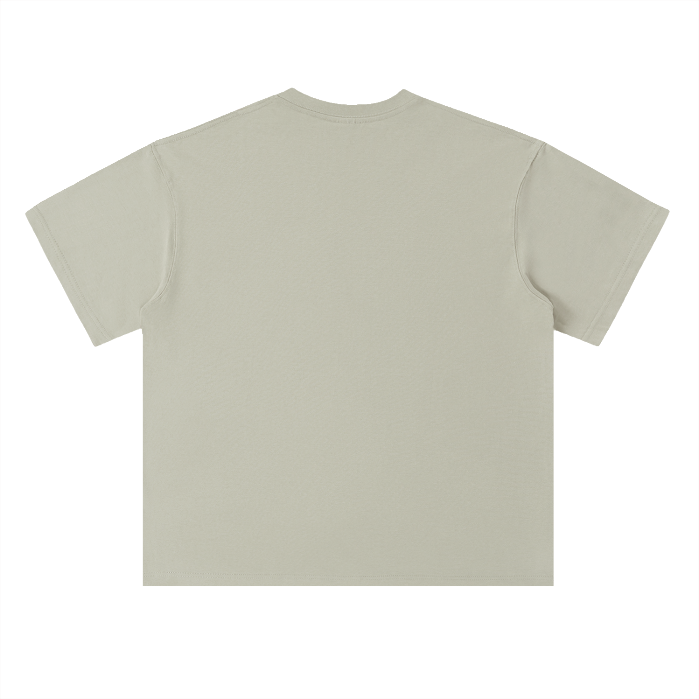 Heavyweight Drop Shoulder Cotton T-Shirt Black & Gold Logo