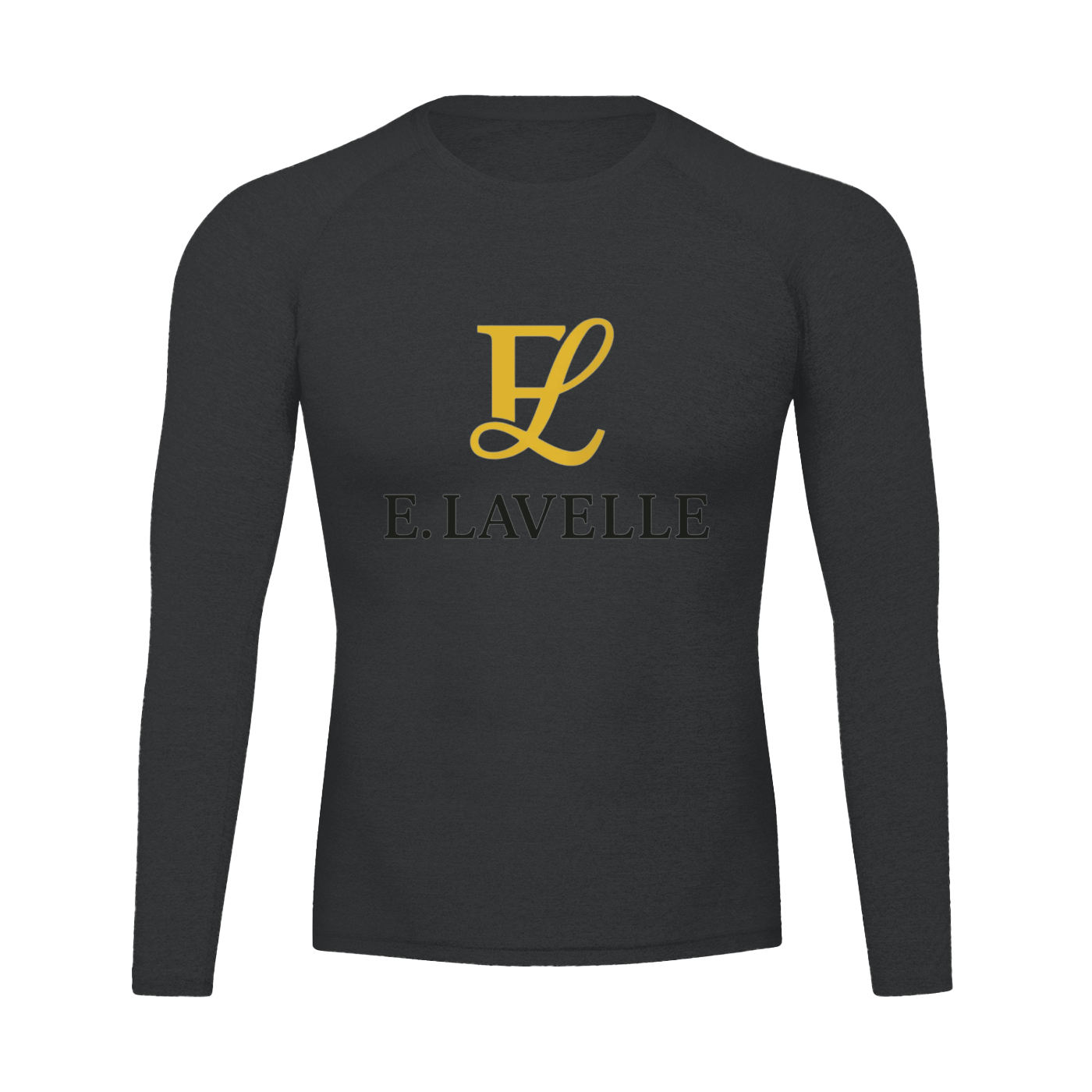 Performance Long Sleeve T-Shirt Gold Logo