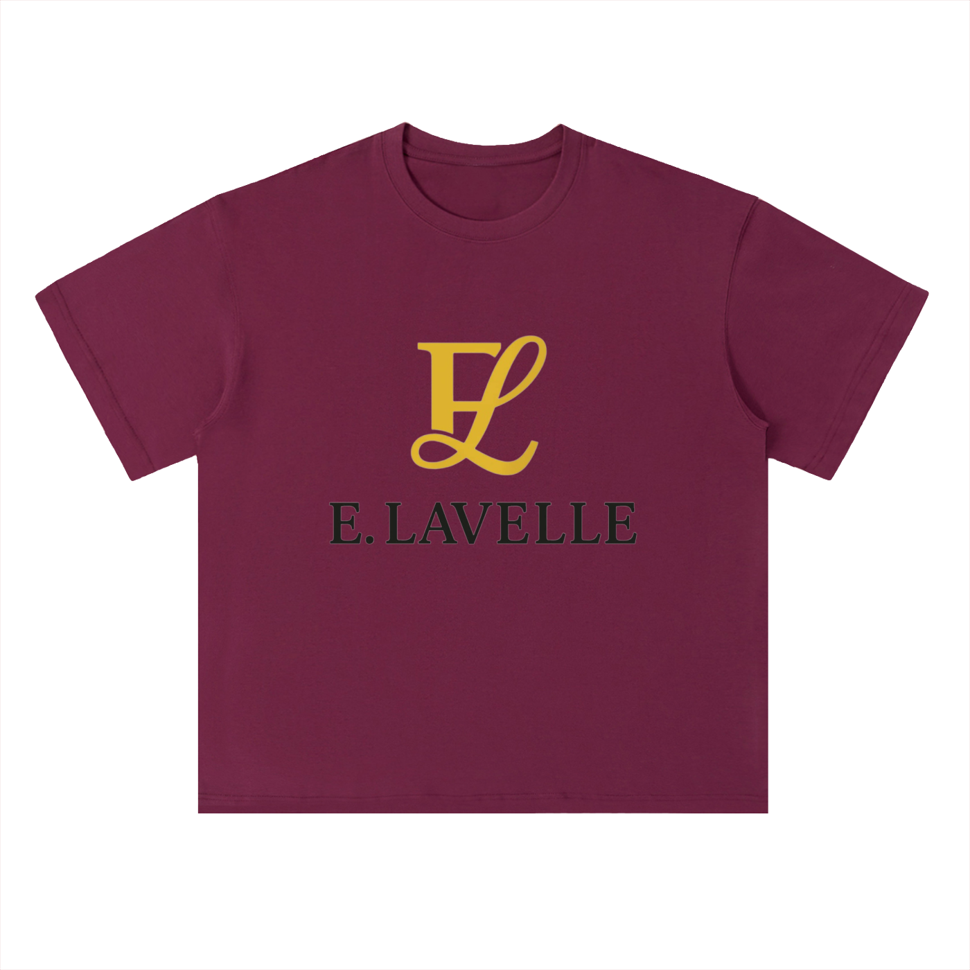 Heavyweight Drop Shoulder Cotton T-Shirt Gold