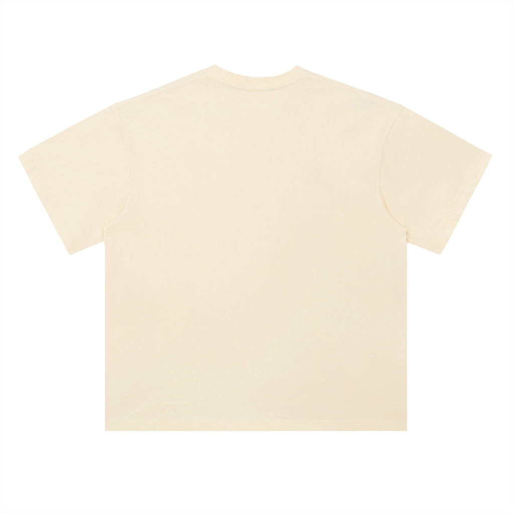 Heavyweight Drop Shoulder Cotton T-Shirt Gold