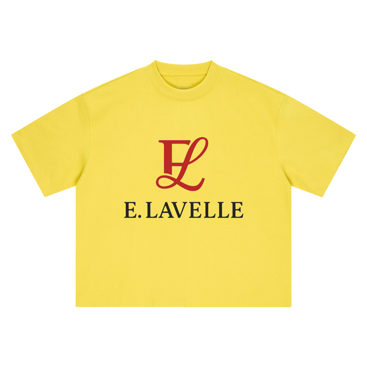 Boxy Oversized T-Shirt Red Logo