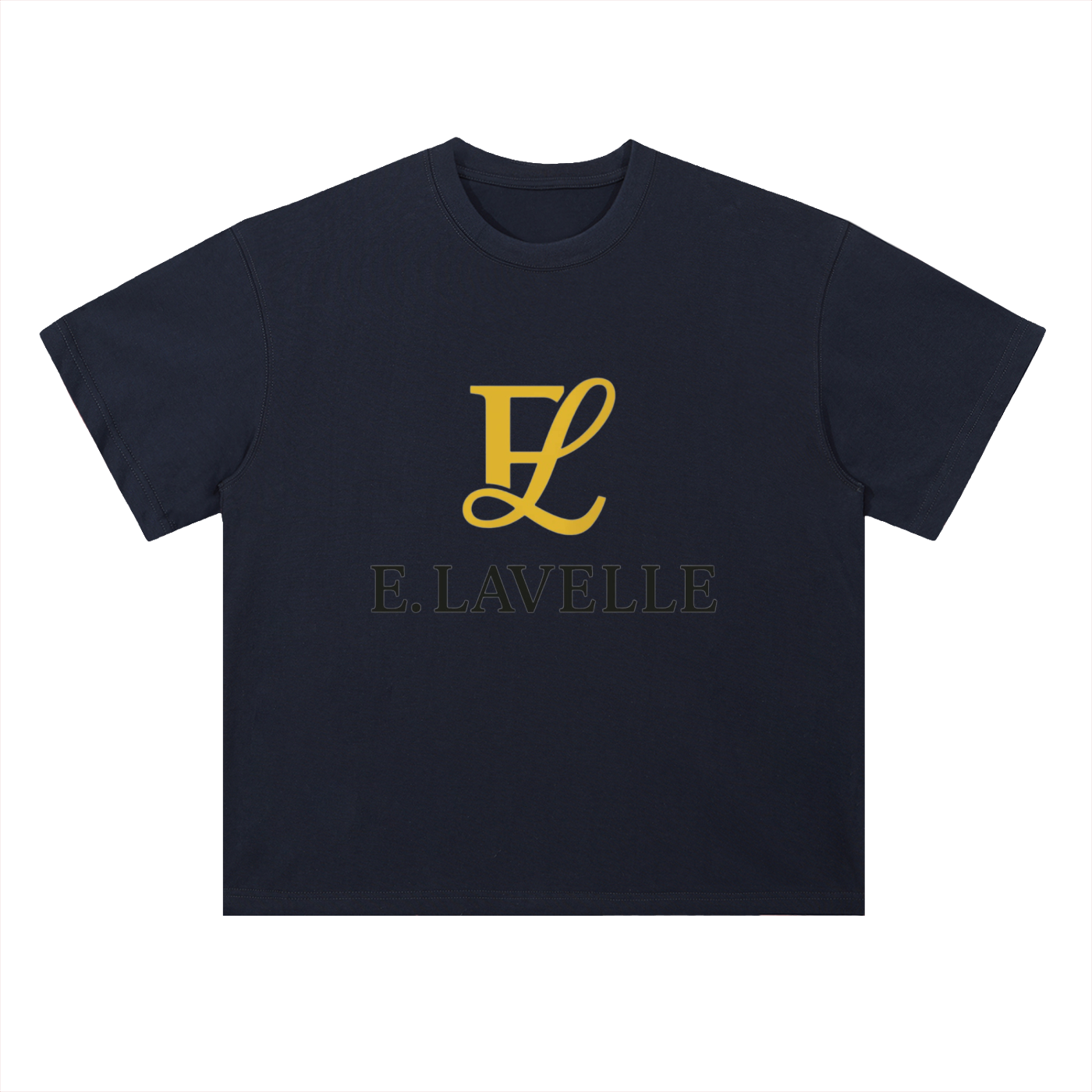 Heavyweight Drop Shoulder Cotton T-Shirt Gold