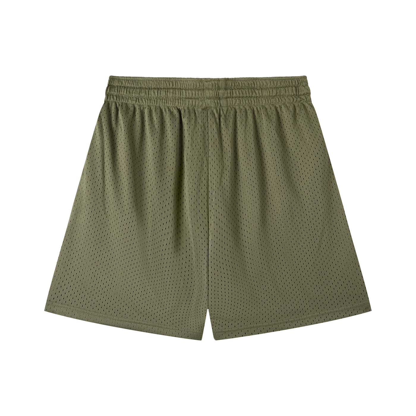 Mesh Drawstring Shorts Gold Logo
