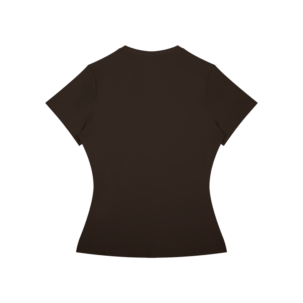 Women’s Slim Fit Performance T-Shirt Red Logo