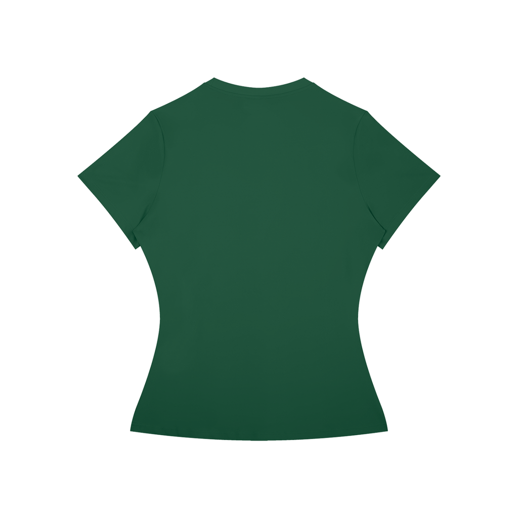 Women’s Slim Fit Performance T-Shirt Gold Logo