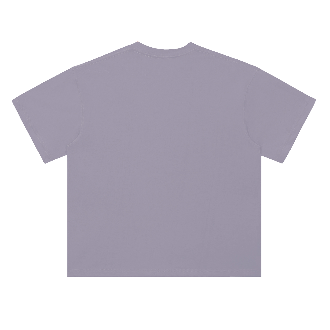Heavyweight Drop Shoulder Cotton T-Shirt Red Logo