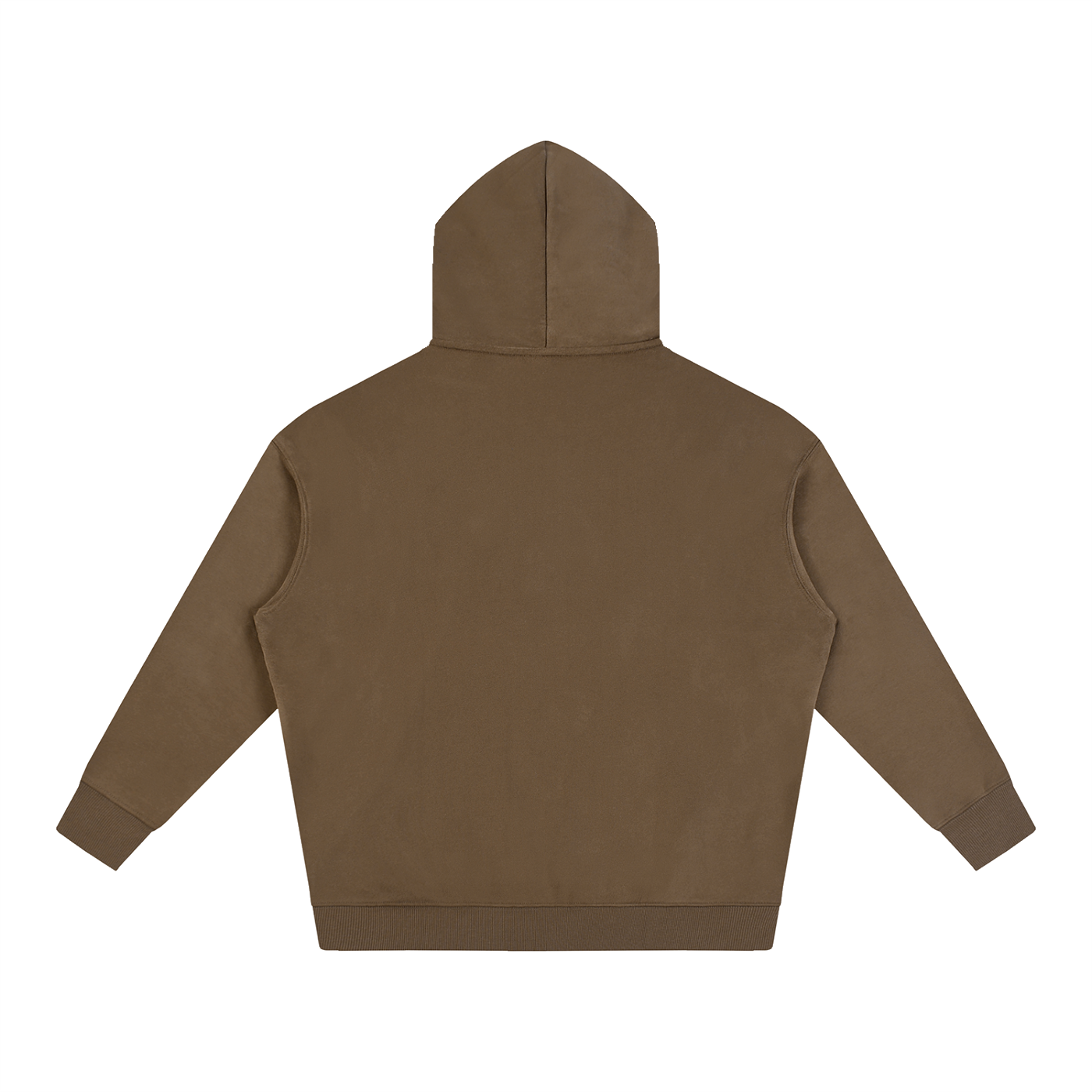 Oversize Fleeced Hoodie Red Logo