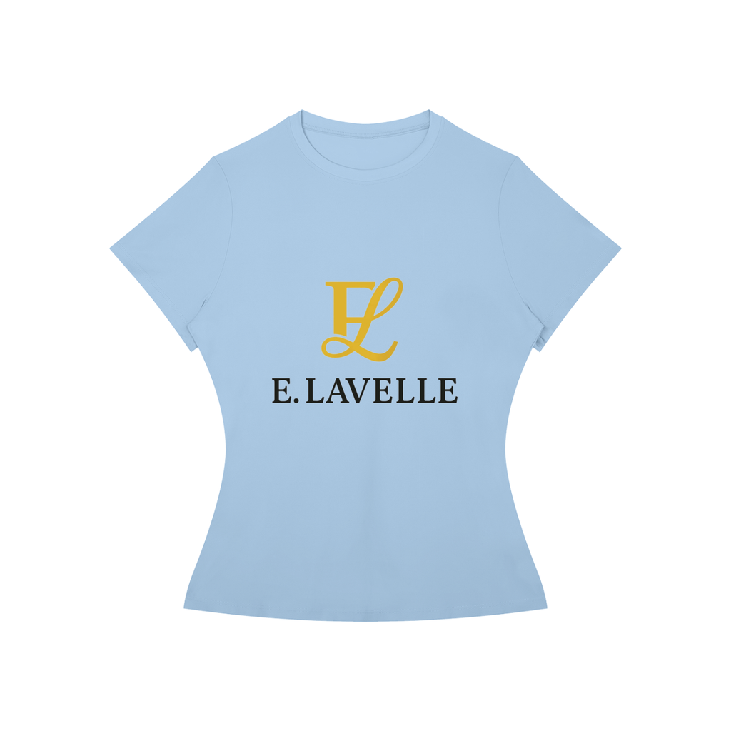 Women’s Slim Fit Performance T-Shirt Gold Logo