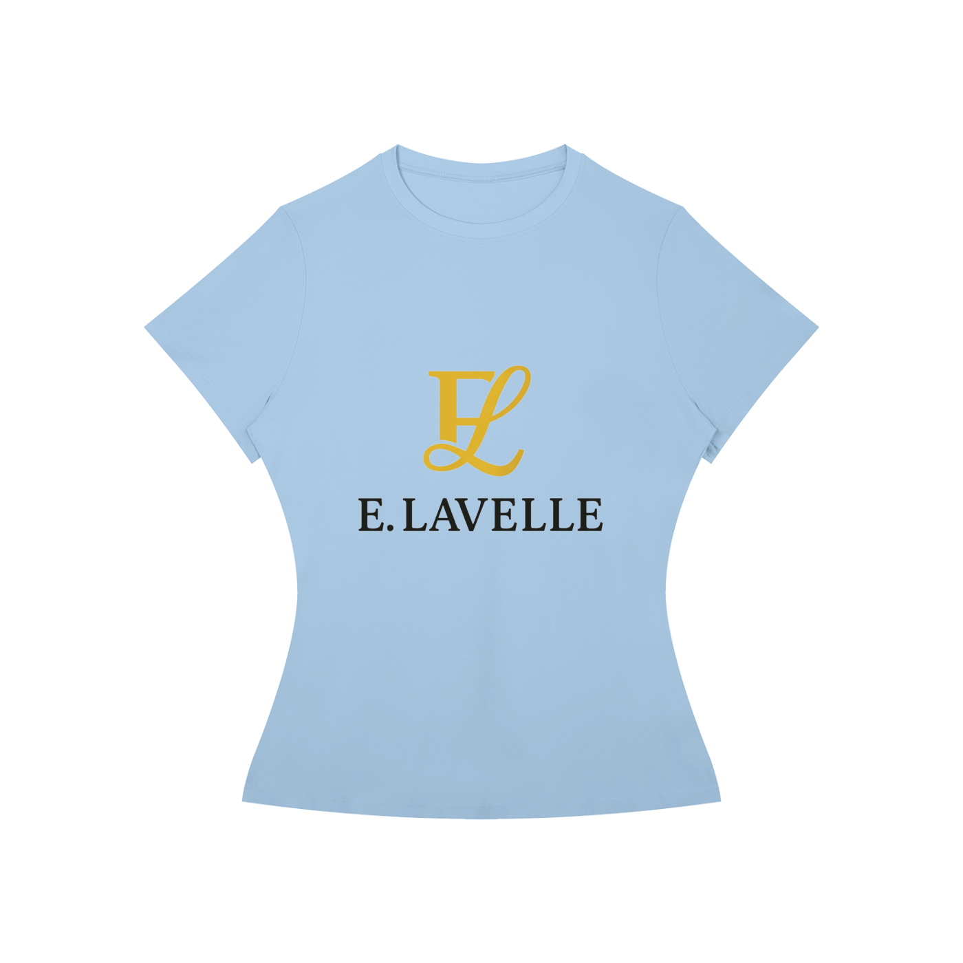 Women’s Slim Fit Performance T-Shirt Gold Logo