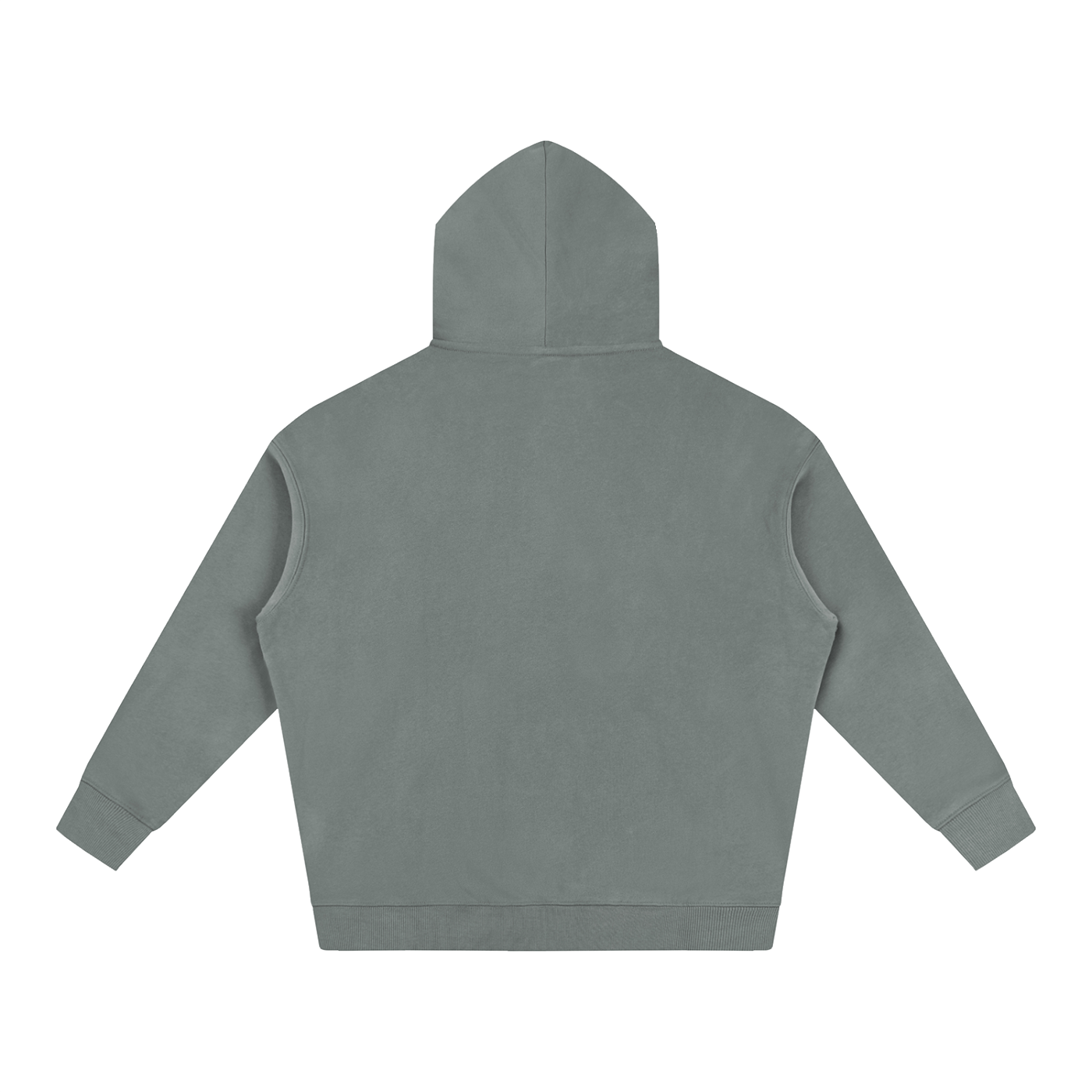 Oversize Fleeced Hoodie Red Logo