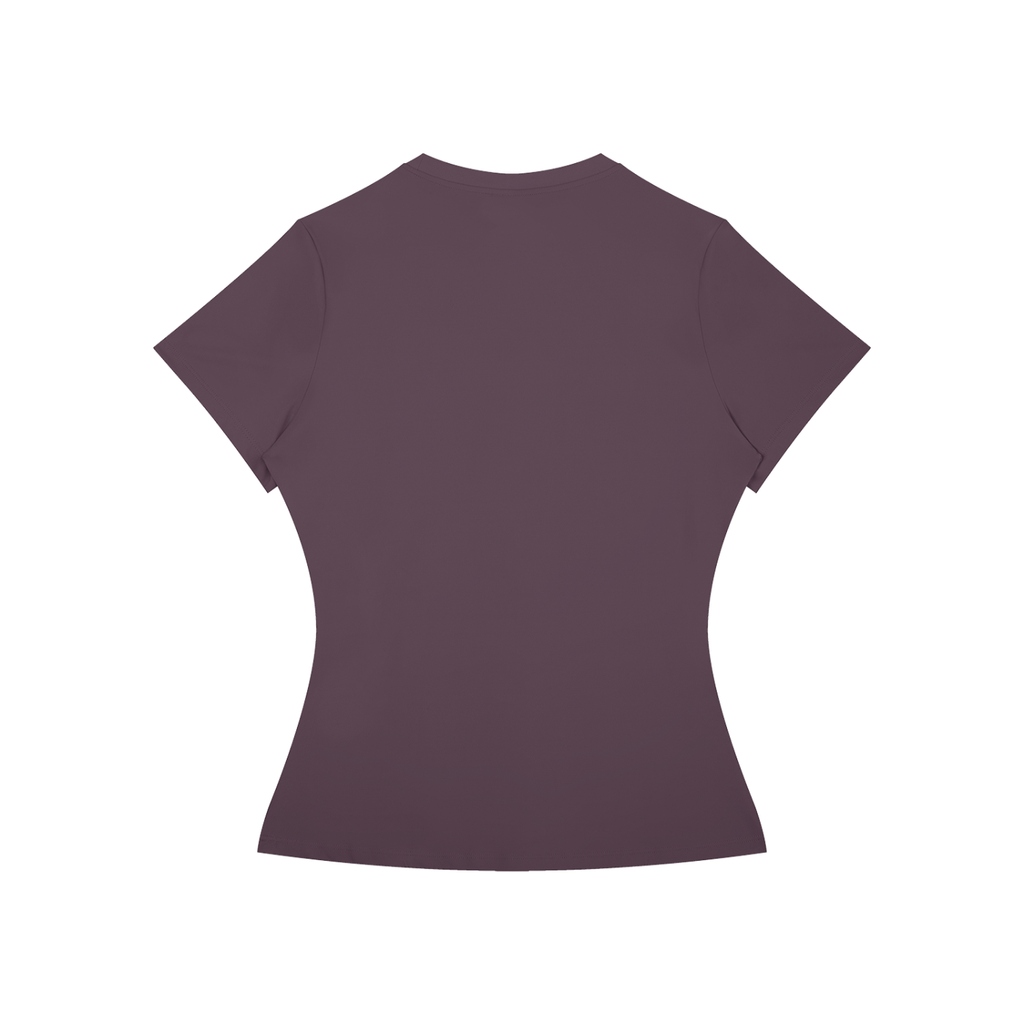 Women’s Slim Fit Performance T-Shirt Red Logo