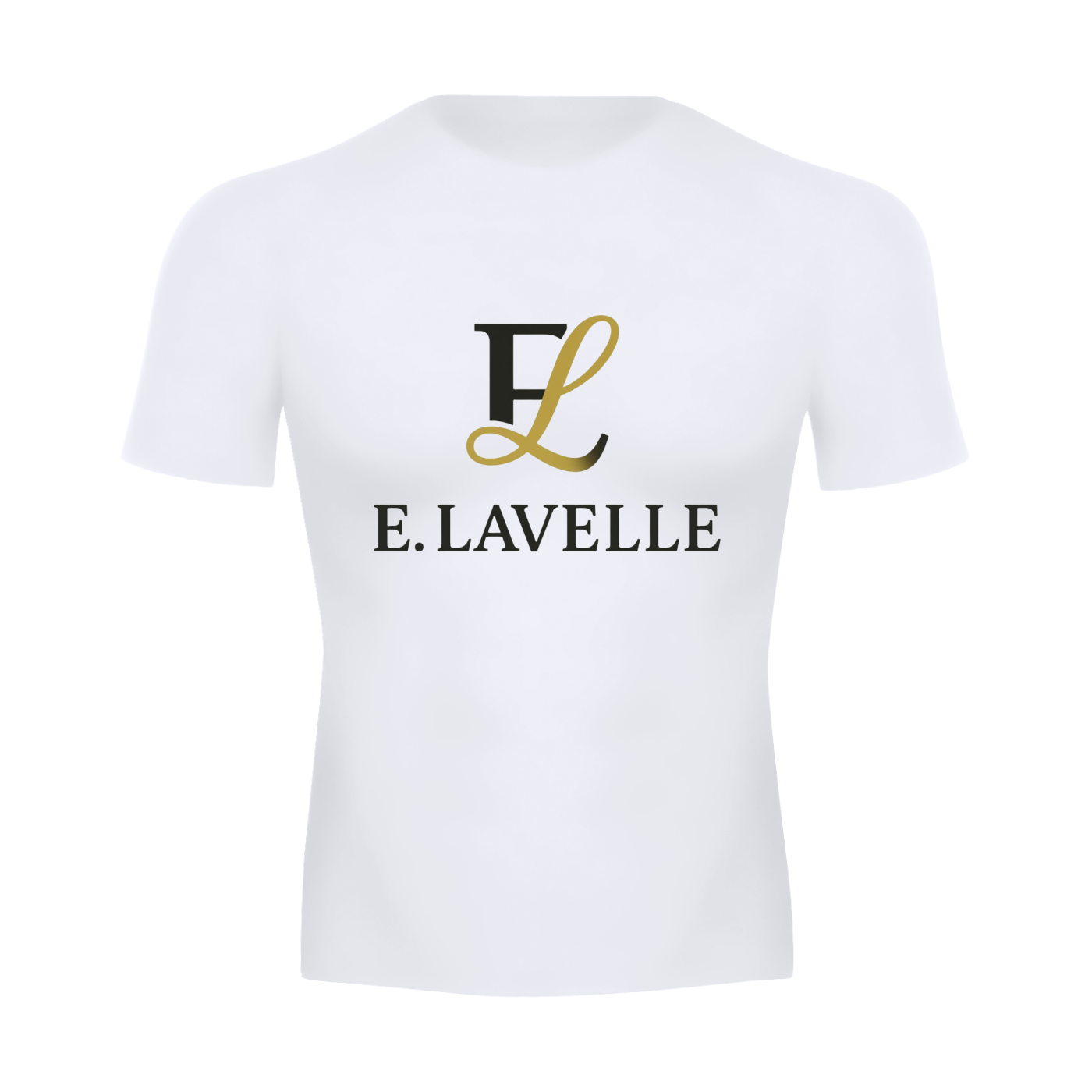 Performance Short Sleeve T-Shirt Black & Gold Logo