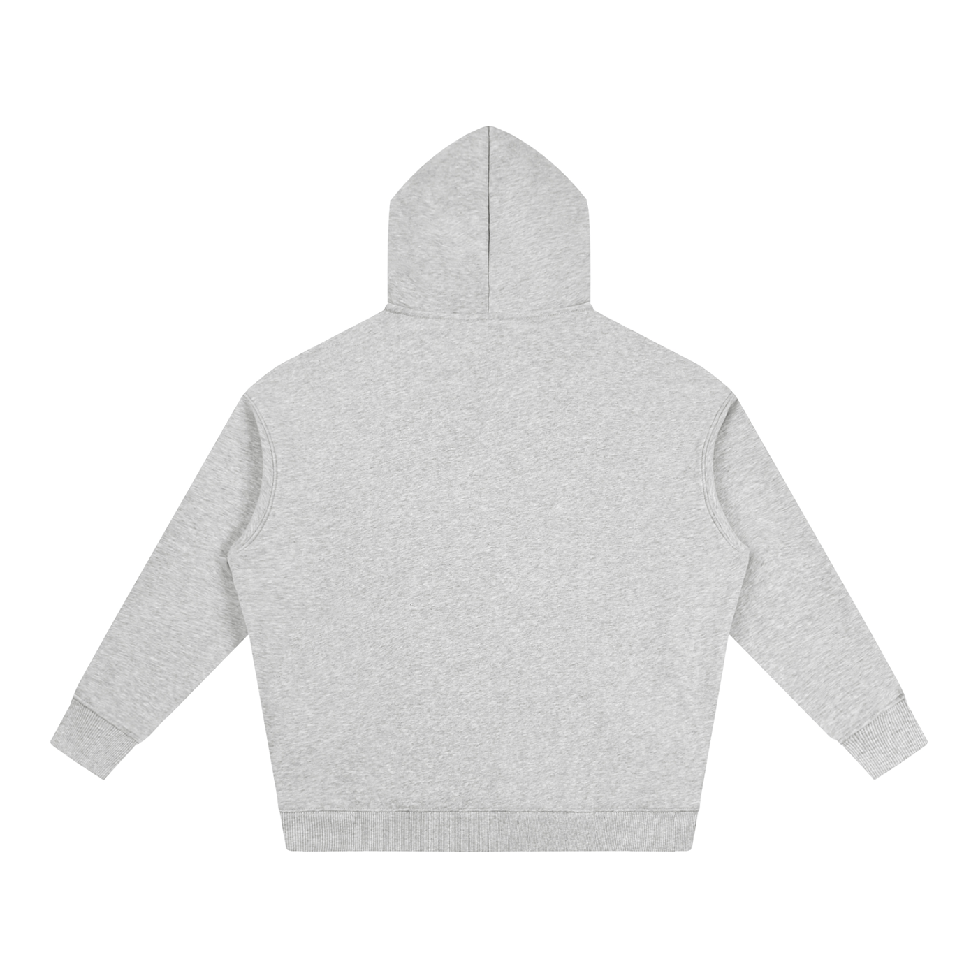 Oversize Fleeced Hoodie Red Logo
