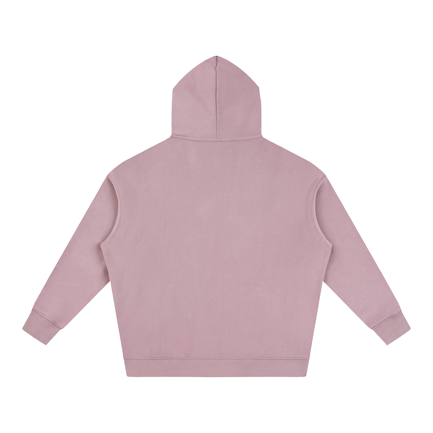 Oversize Fleeced Hoodie Red Logo