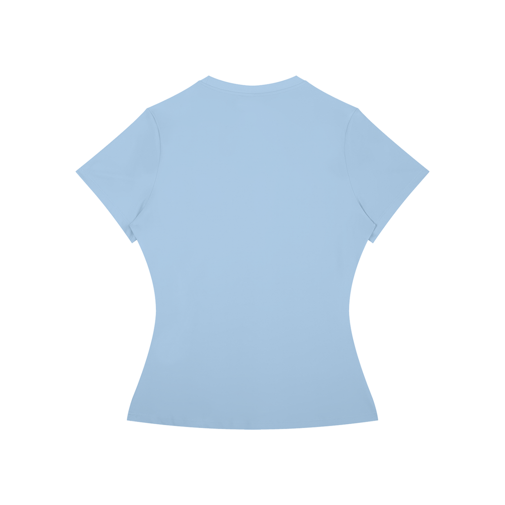 Women’s Slim Fit Performance T-Shirt Red Logo