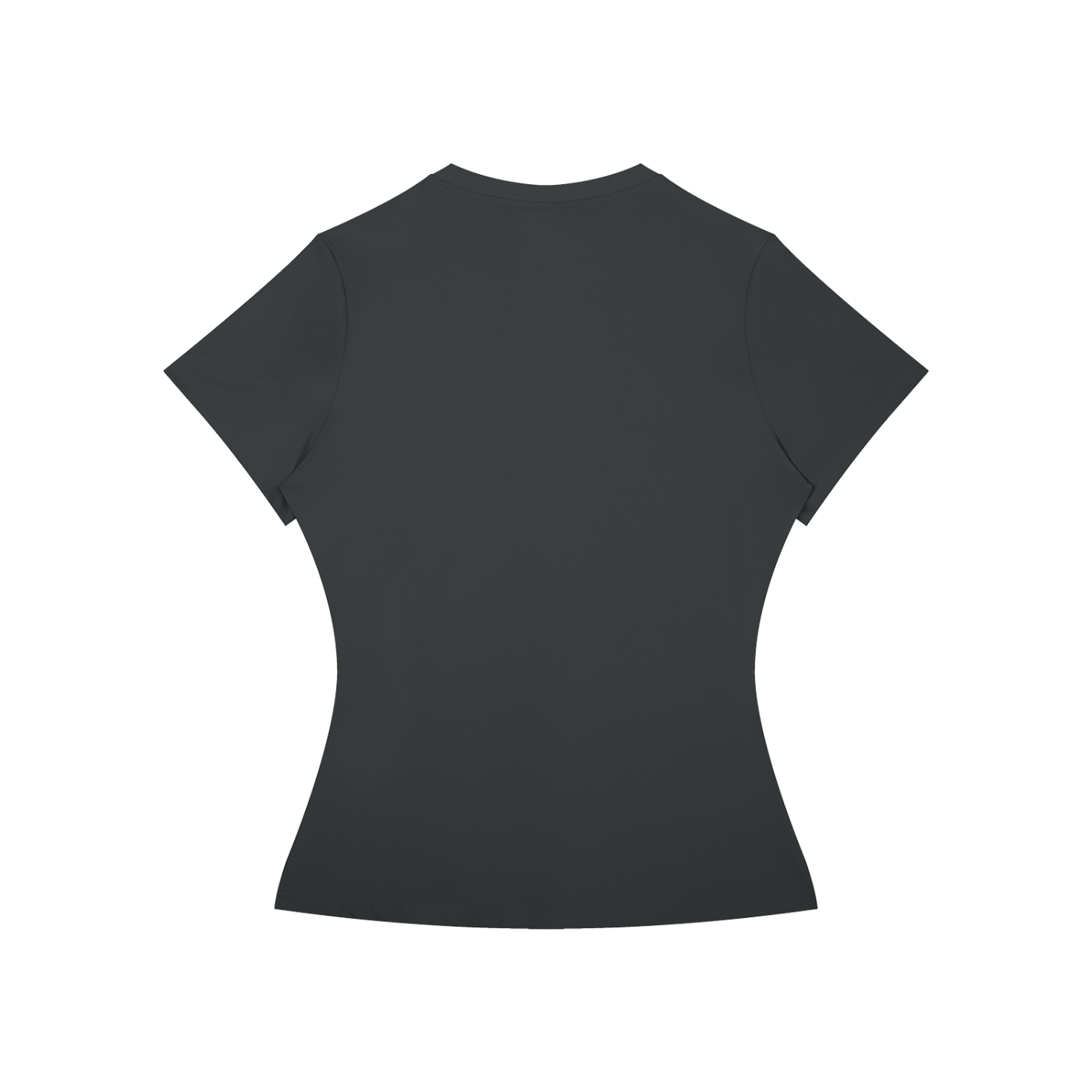 Women’s Slim Fit Performance T-Shirt Black & Gold Logo
