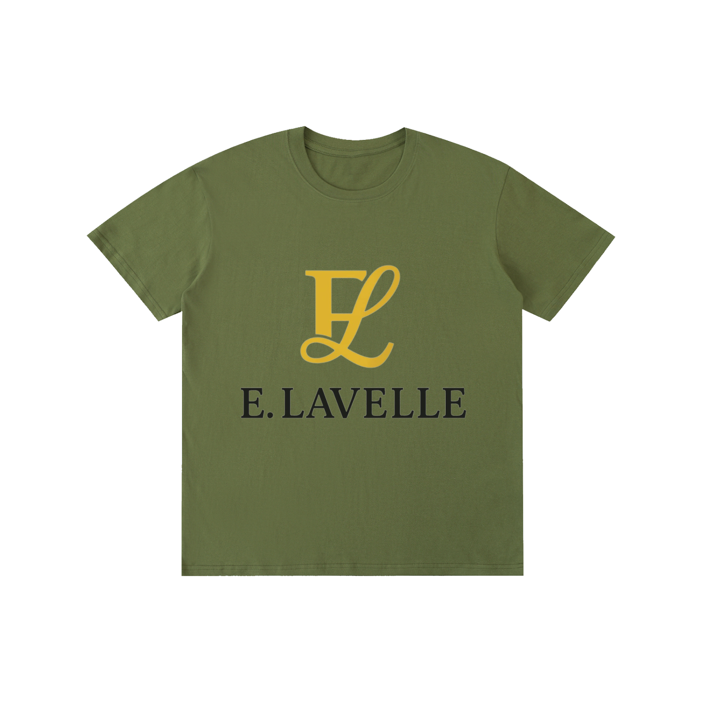 Pure Cotton Unisex T-Shirt Gold Logo