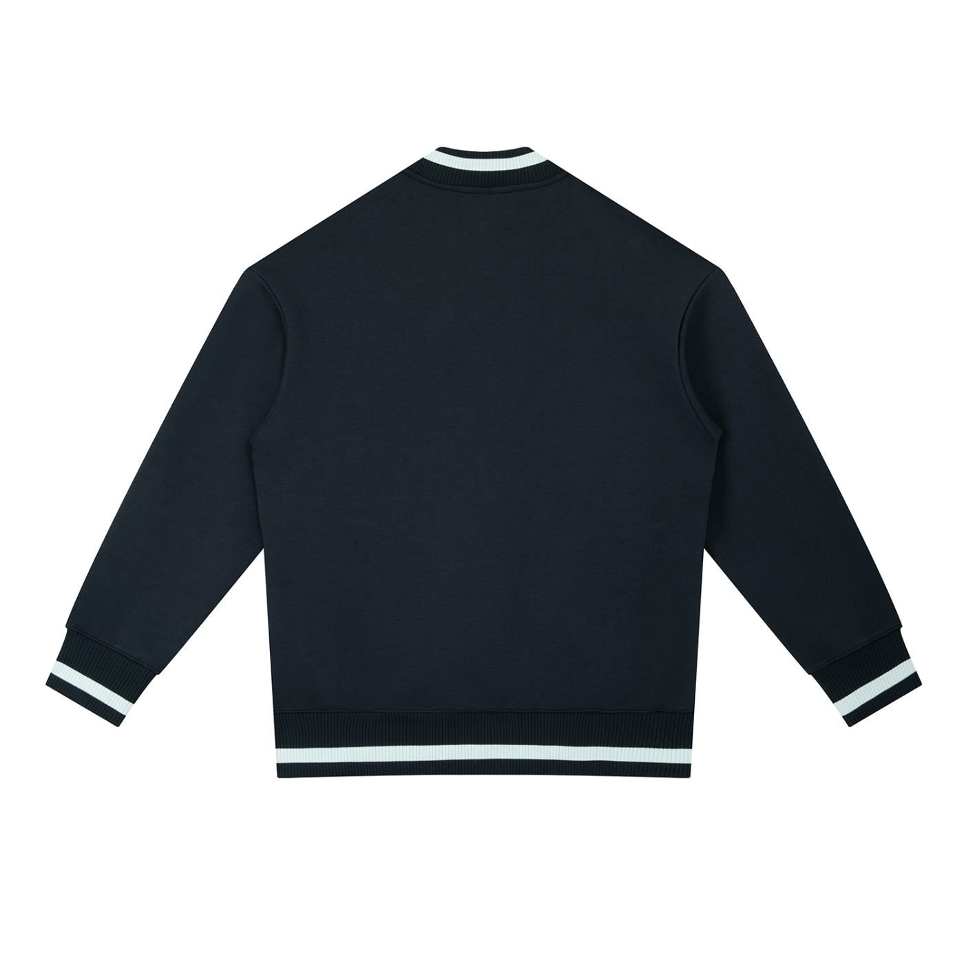 Contrast Piping Zip Bomber Jacket Red Logo