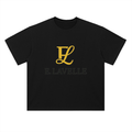 Heavyweight Drop Shoulder Cotton T-Shirt Gold