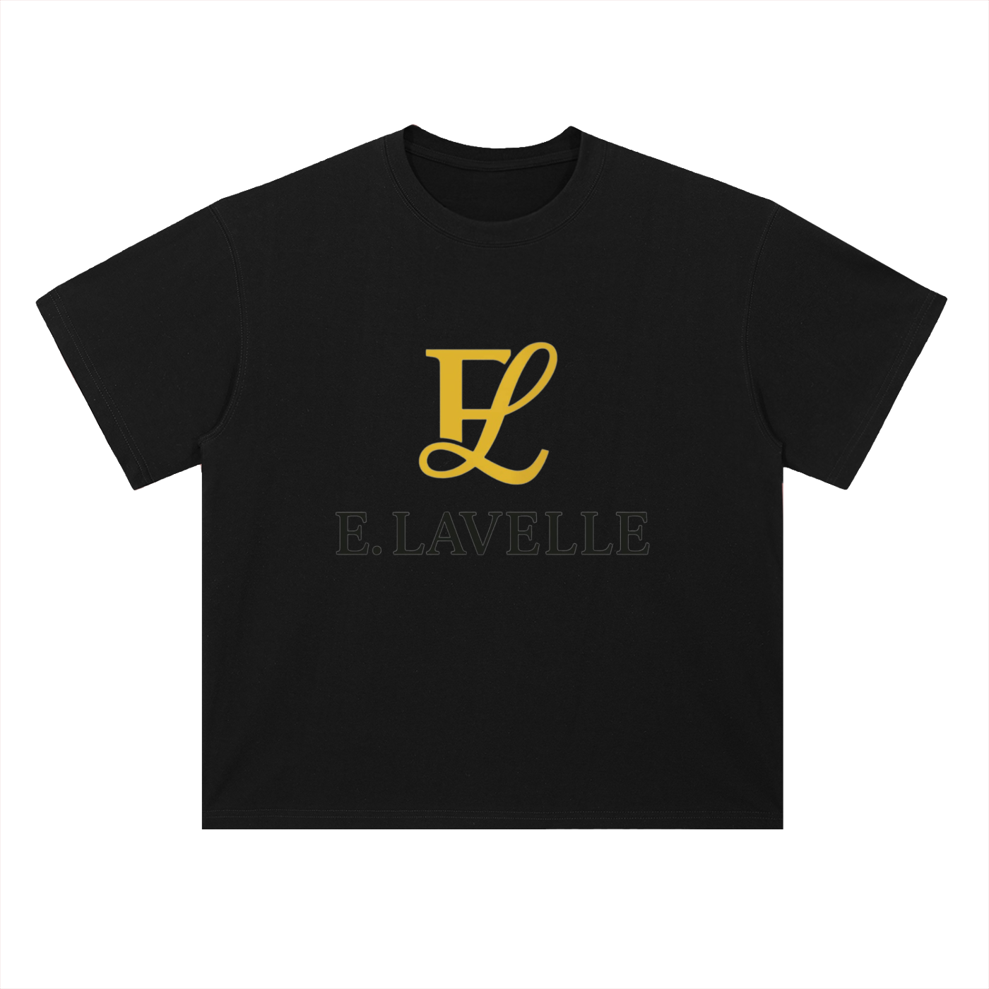 Heavyweight Drop Shoulder Cotton T-Shirt Gold