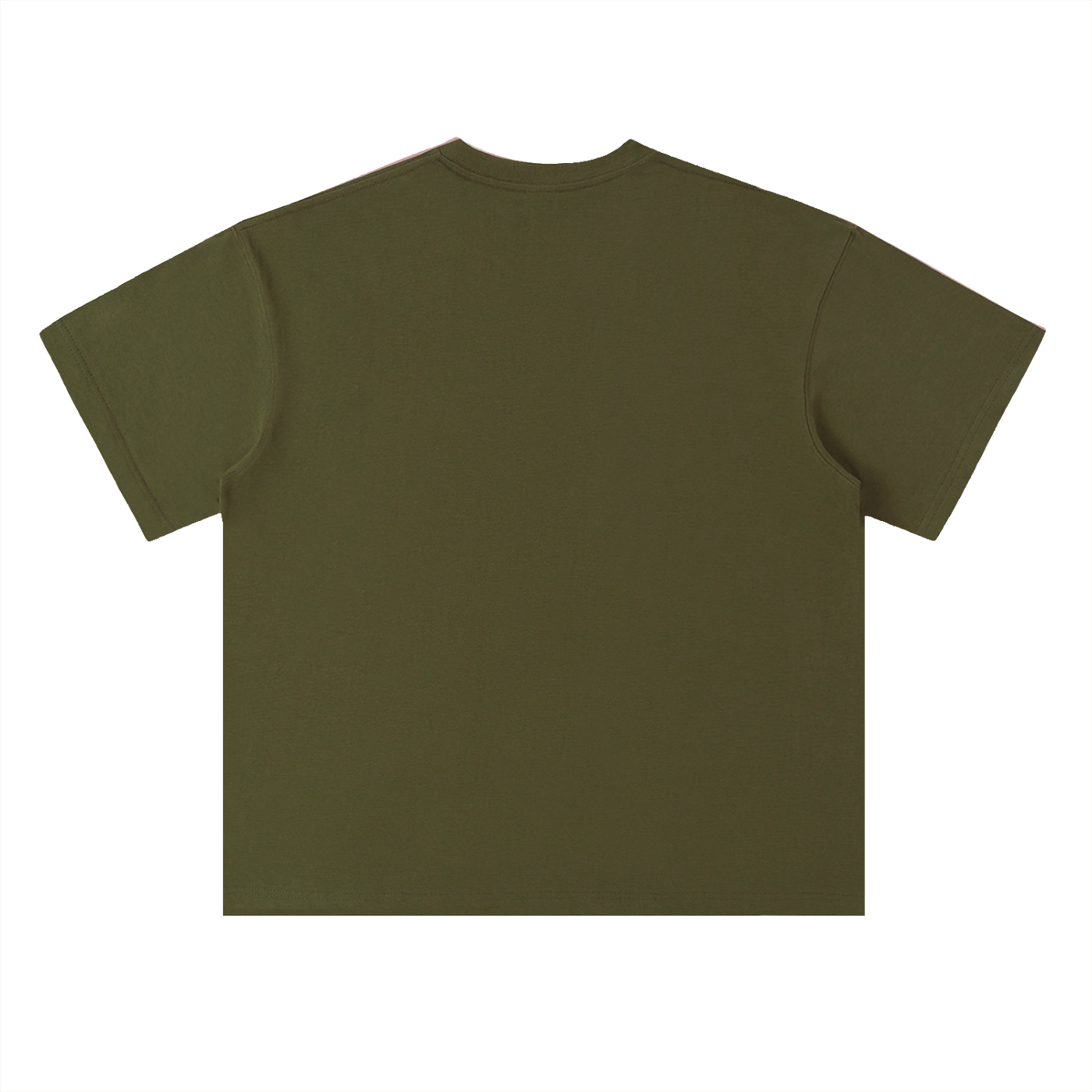 Heavyweight Drop Shoulder Cotton T-Shirt Black & Gold Logo