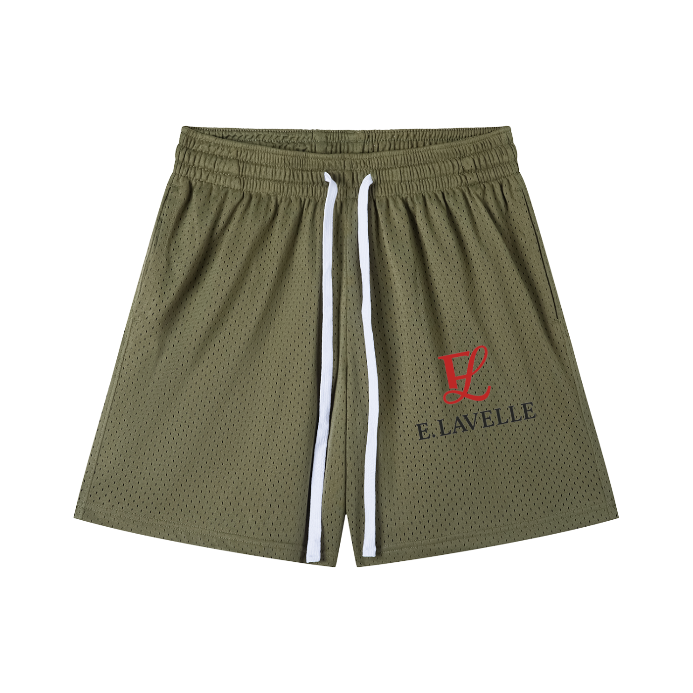 Mesh Drawstring Shorts