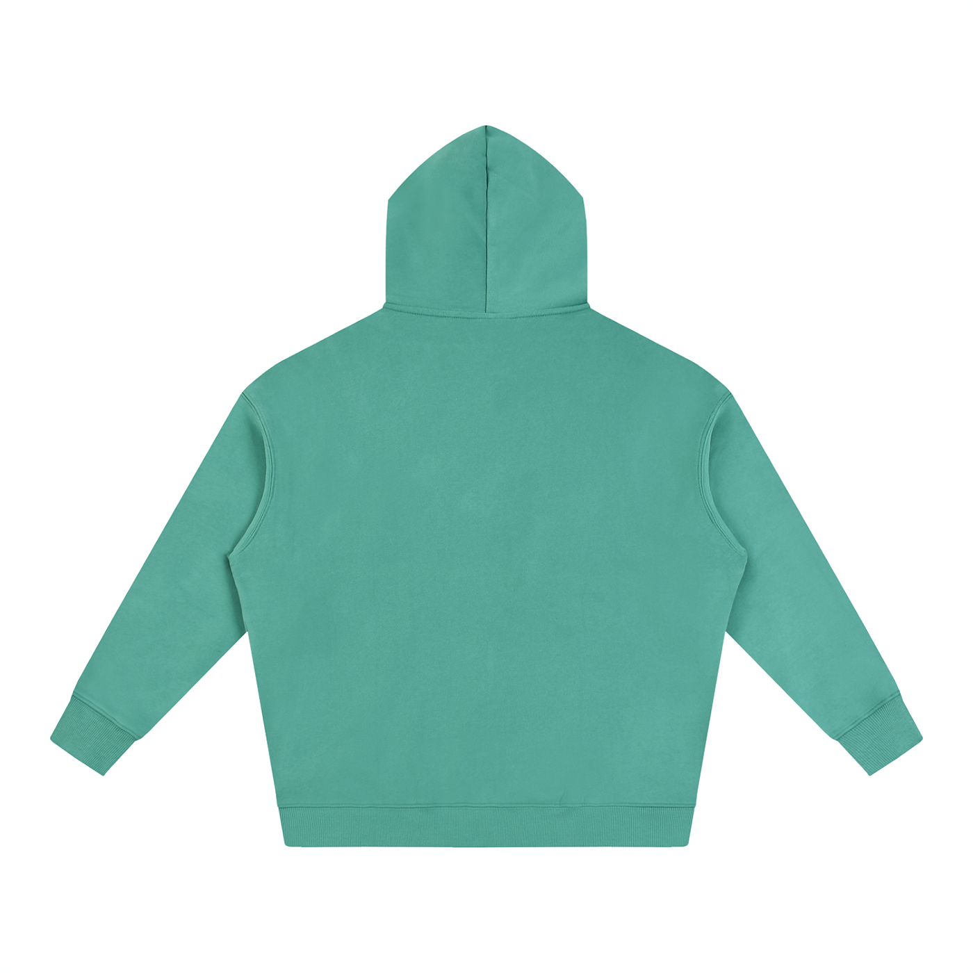Oversize Fleeced Hoodie Red Logo