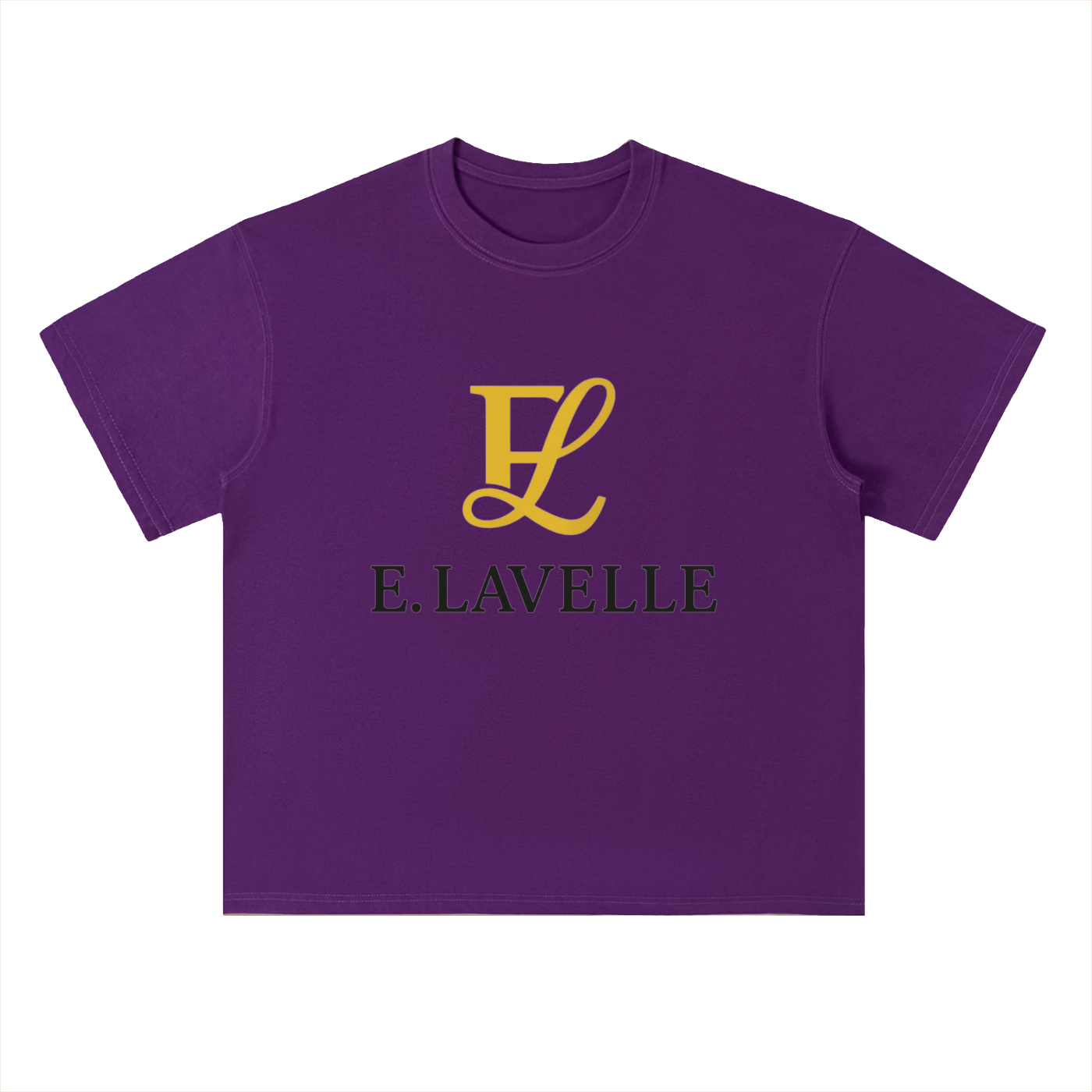 Heavyweight Drop Shoulder Cotton T-Shirt Gold