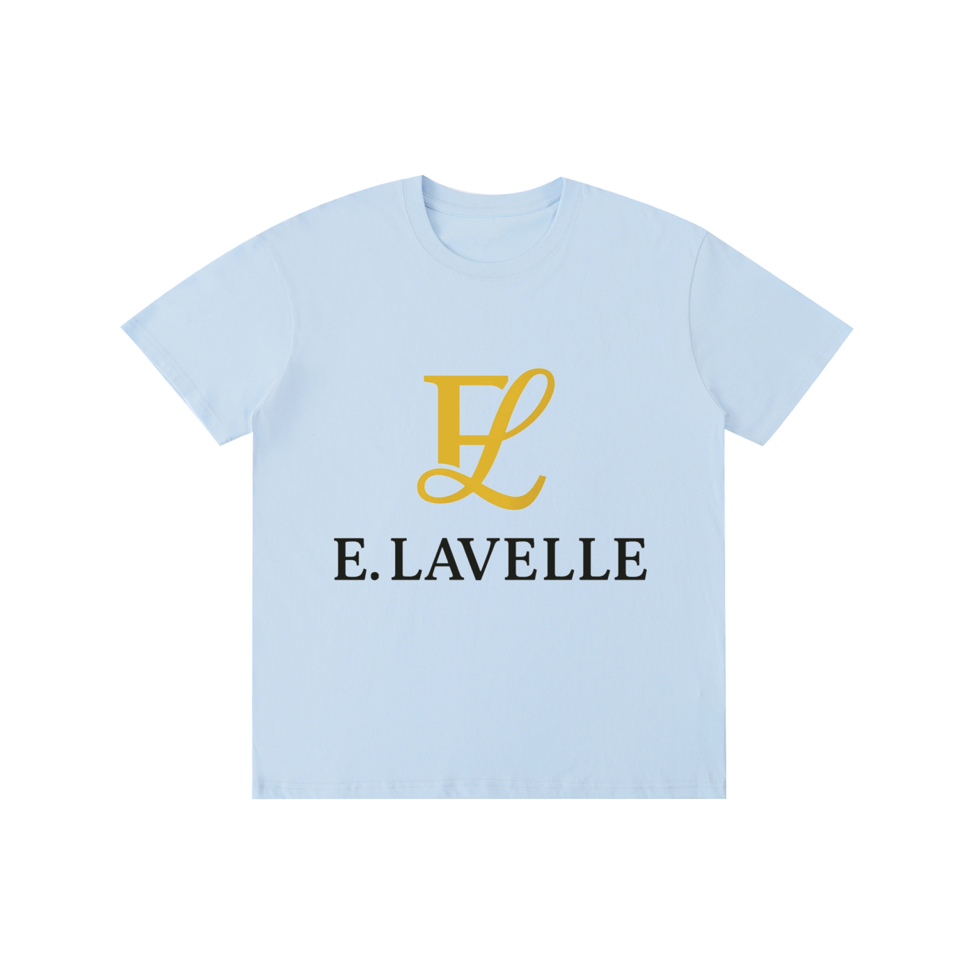 Pure Cotton Unisex T-Shirt Gold Logo
