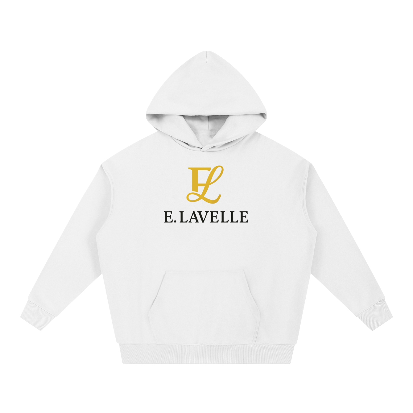 ELavelleEssential Heavyweight Hoodie Gold Logo