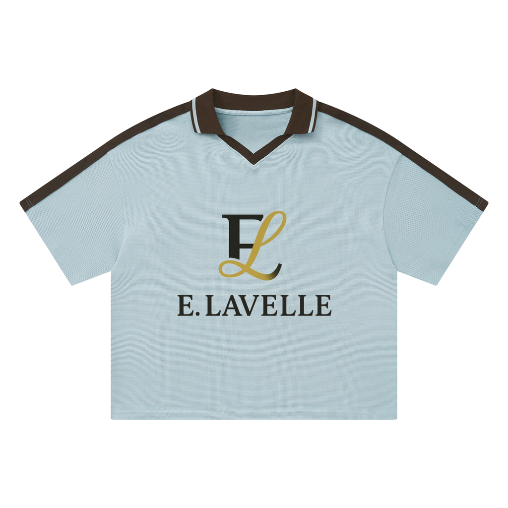 Unisex Color Block Polo Shirt