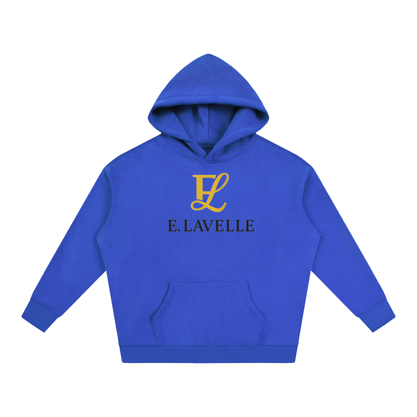 Oversize Fleeced HoodieGold Logo