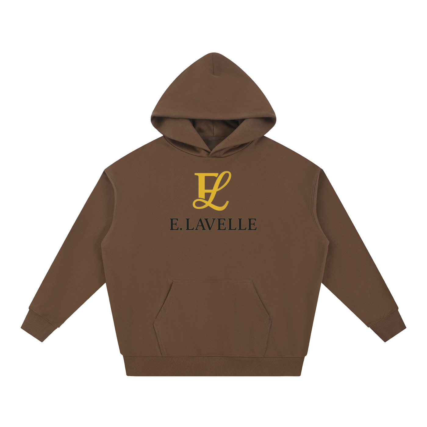 ELavelleEssential Heavyweight Hoodie Gold Logo