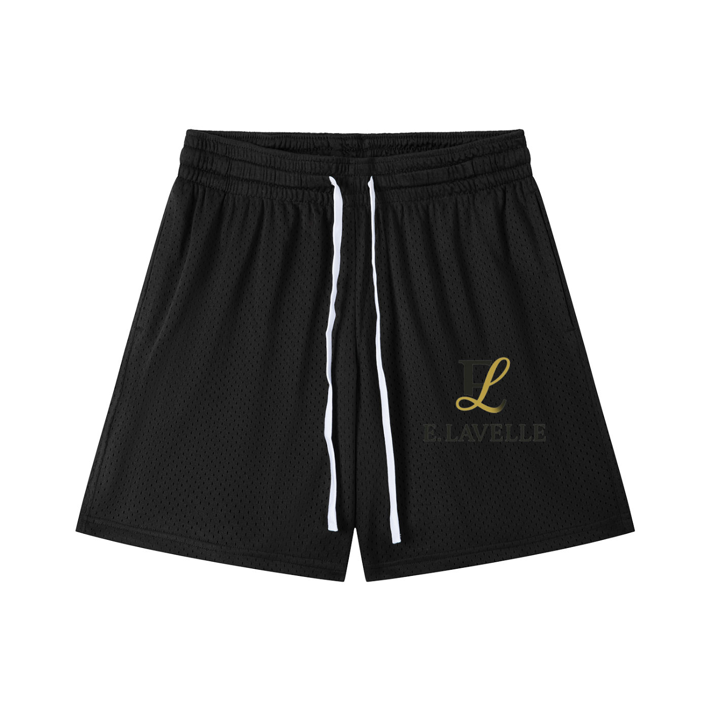 Mesh Drawstring Shorts