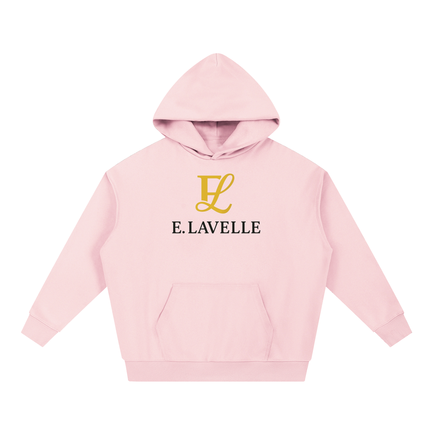 ELavelleEssential Heavyweight Hoodie Gold Logo