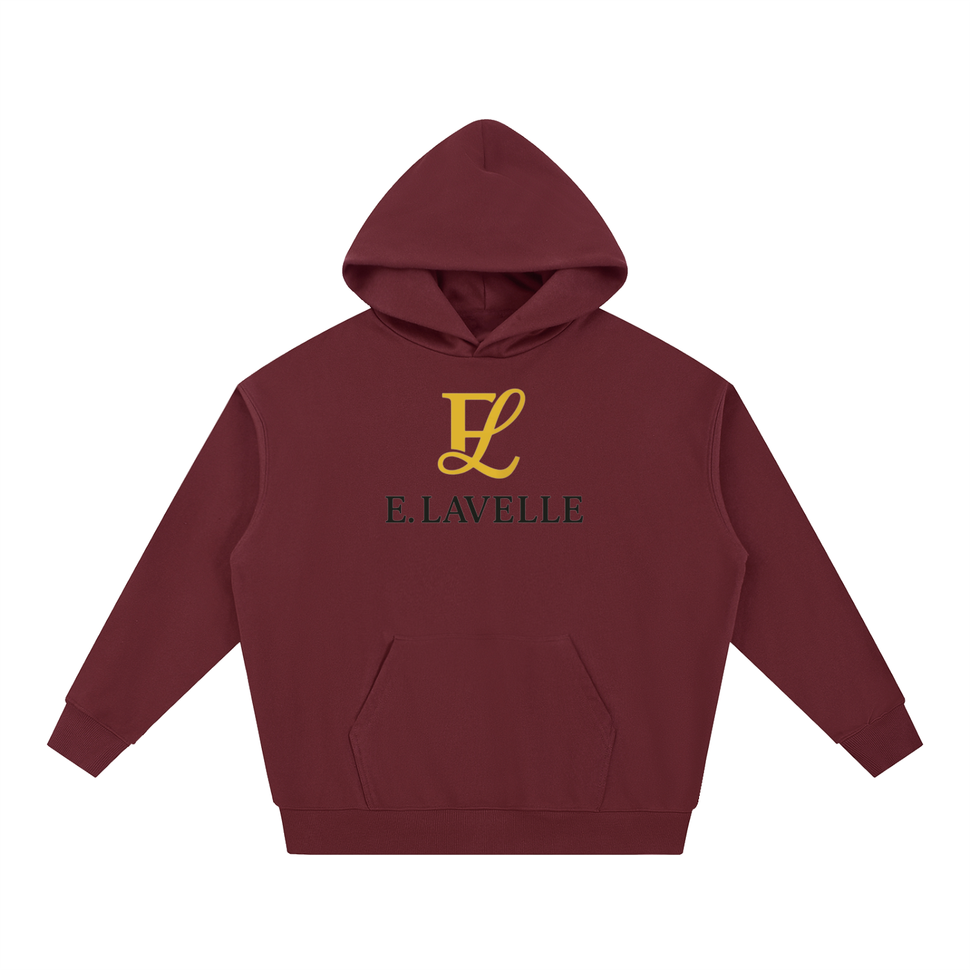 ELavelleEssential Heavyweight Hoodie Gold Logo