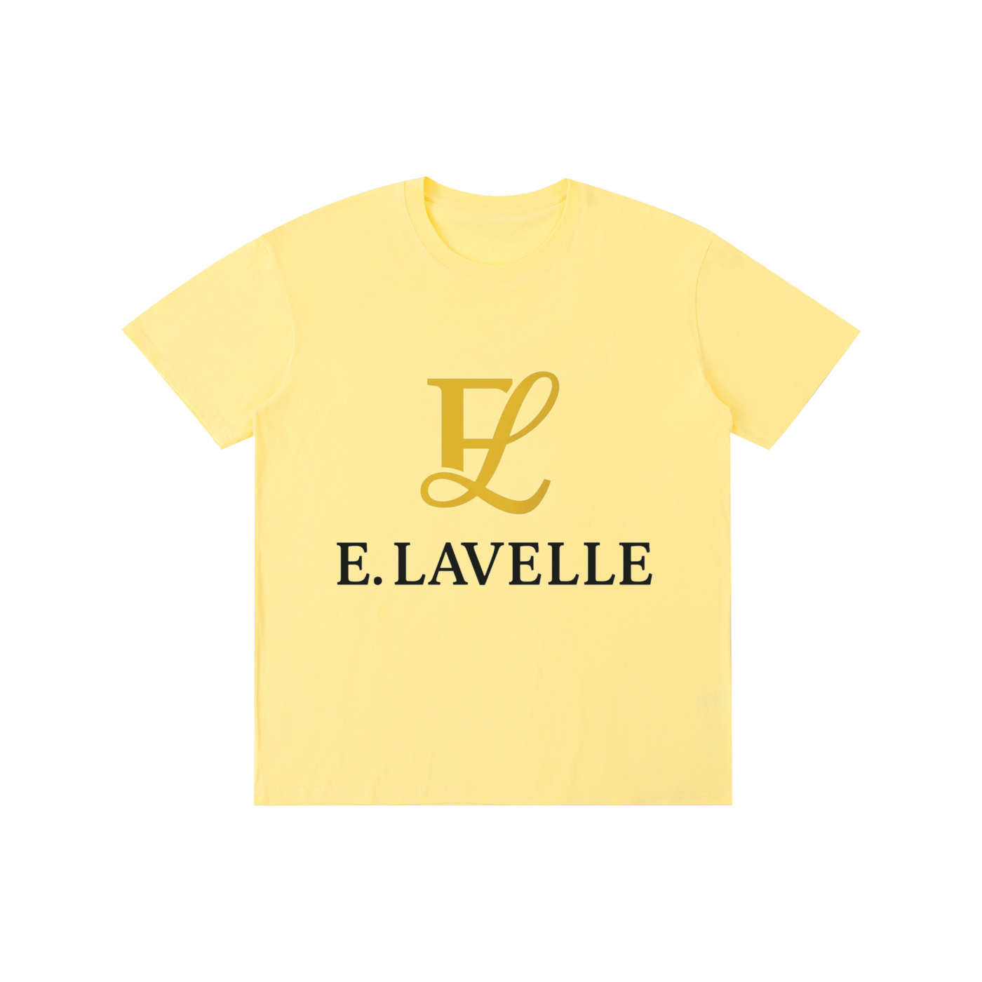 Pure Cotton Unisex T-Shirt Gold Logo