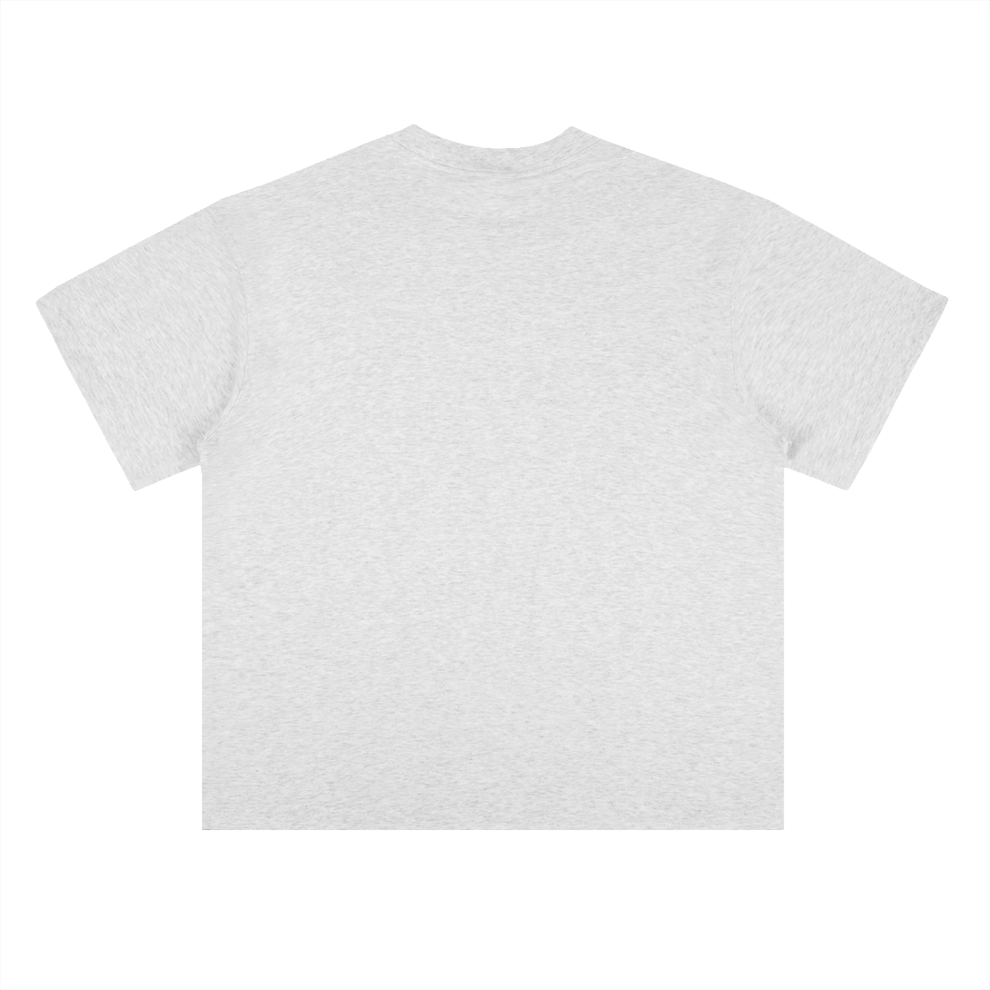 Heavyweight Drop Shoulder Cotton T-Shirt Red Logo