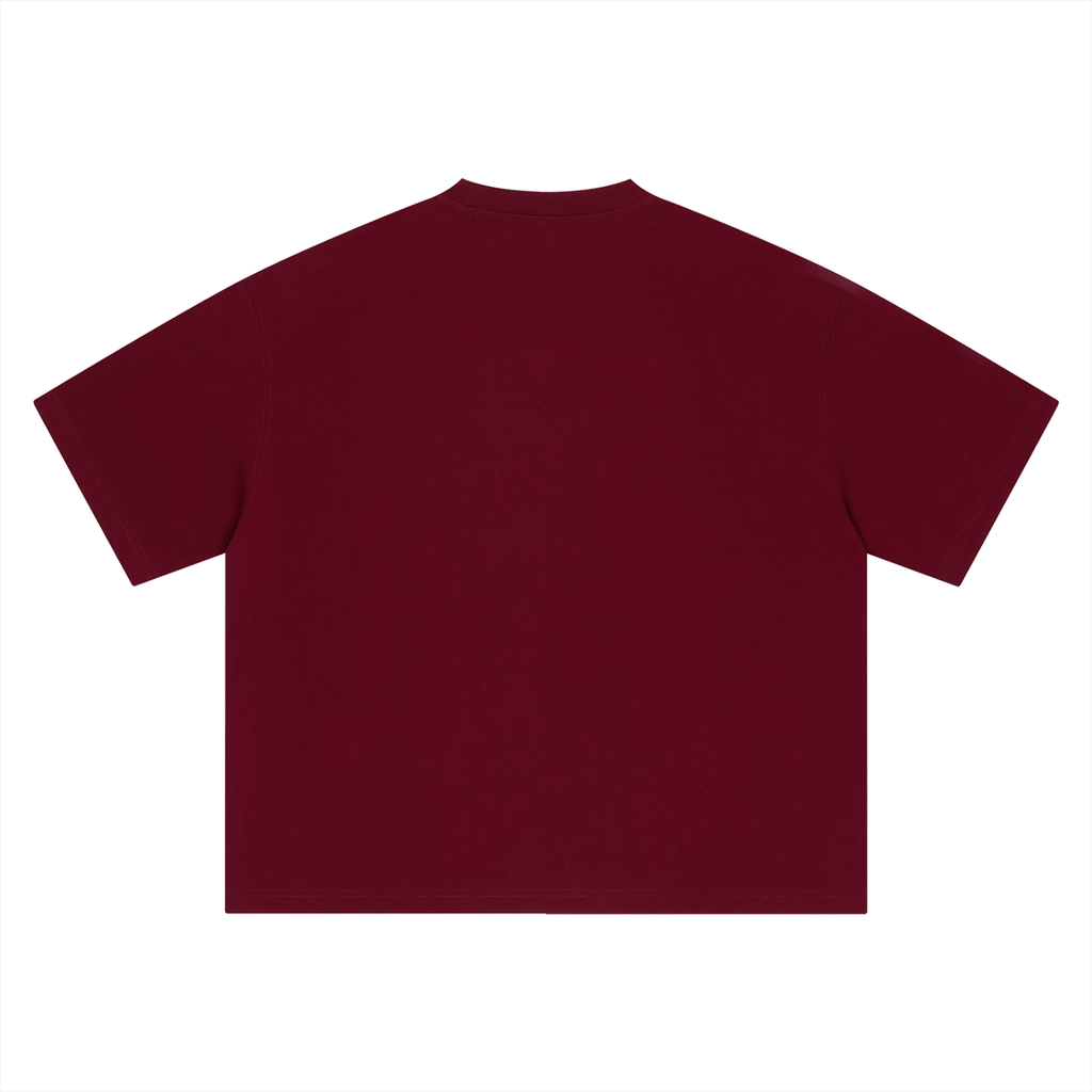 Boxy Oversized T-Shirt Gold Logo