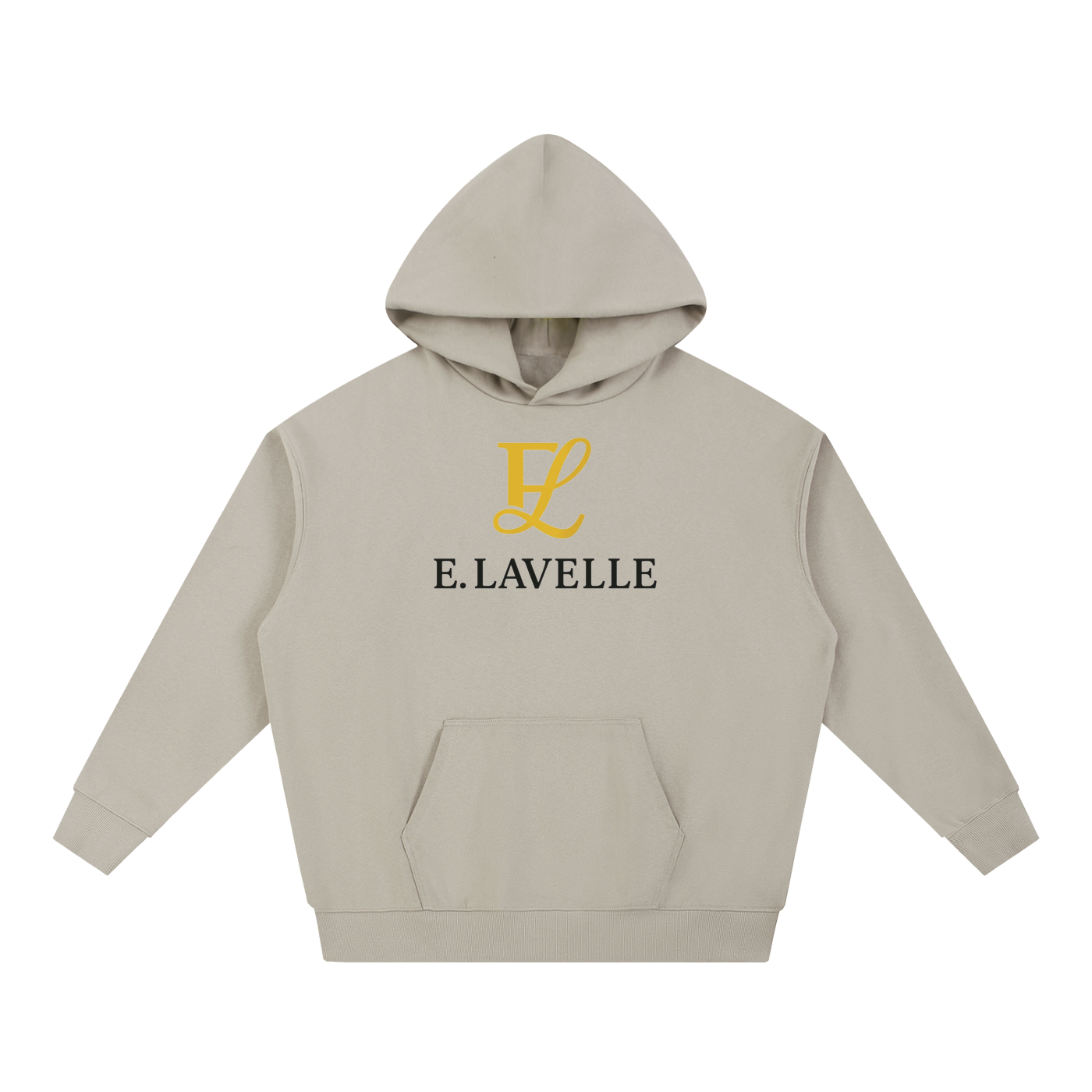 ELavelleEssential Heavyweight Hoodie Gold Logo