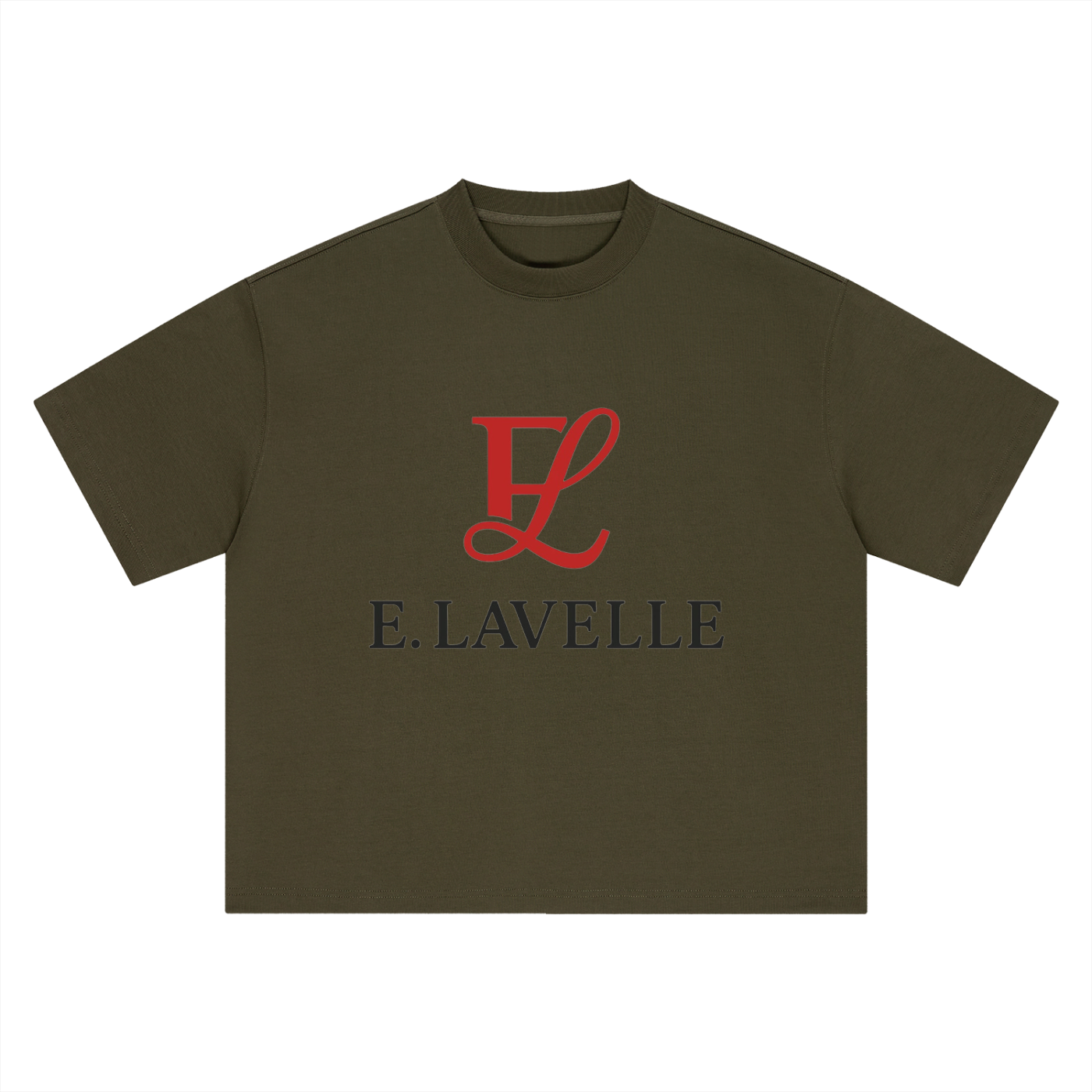 Boxy Oversized T-Shirt Red Logo