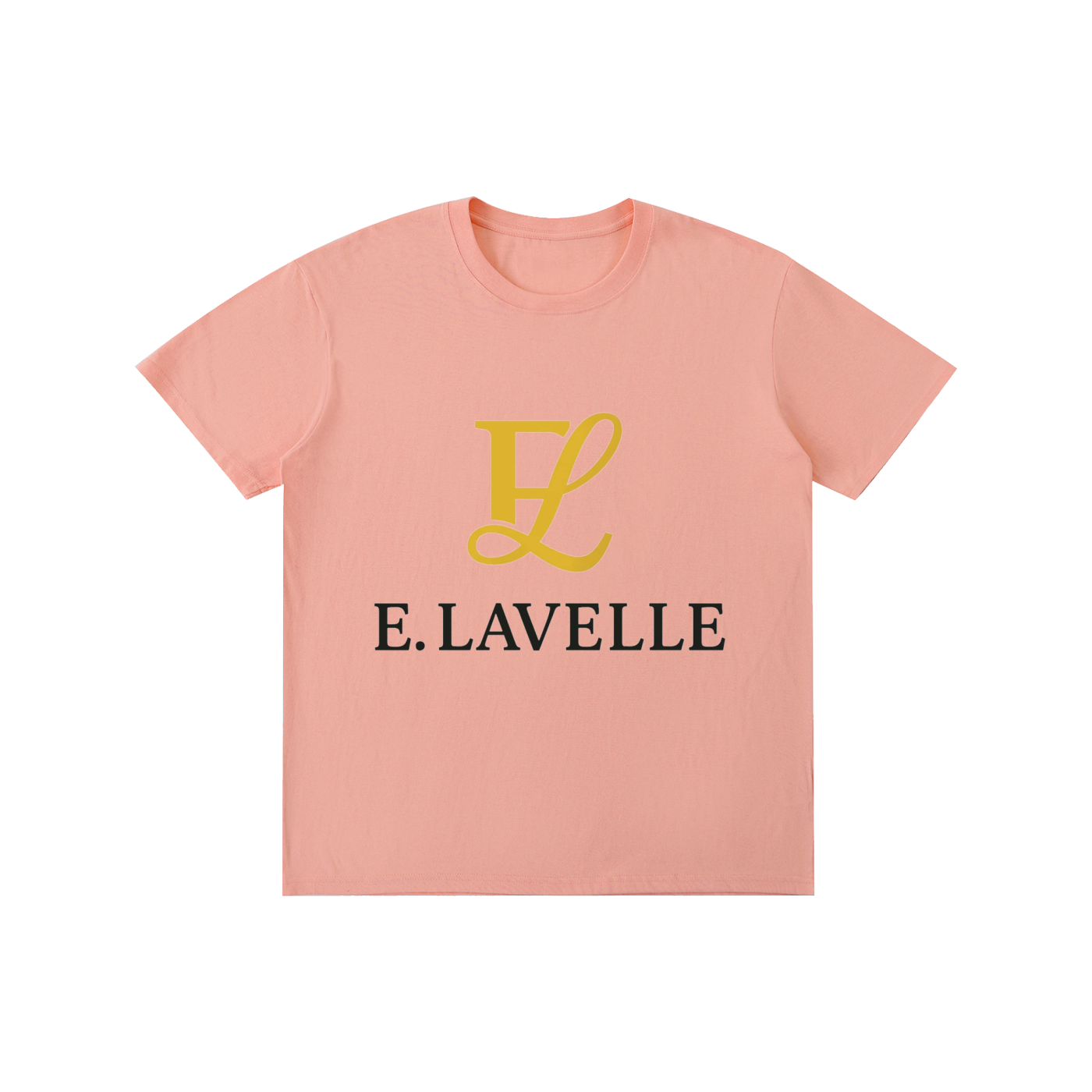 Pure Cotton Unisex T-Shirt Gold Logo